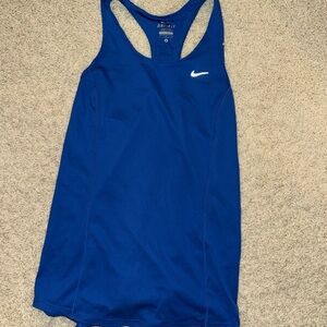 Nike Women's Royal Blue Athletic Tank Top